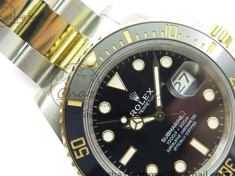 41mm 126613 LN YG Bracelet SS YG Dial Best Black SS Maker BP Edition Submariner on 0226